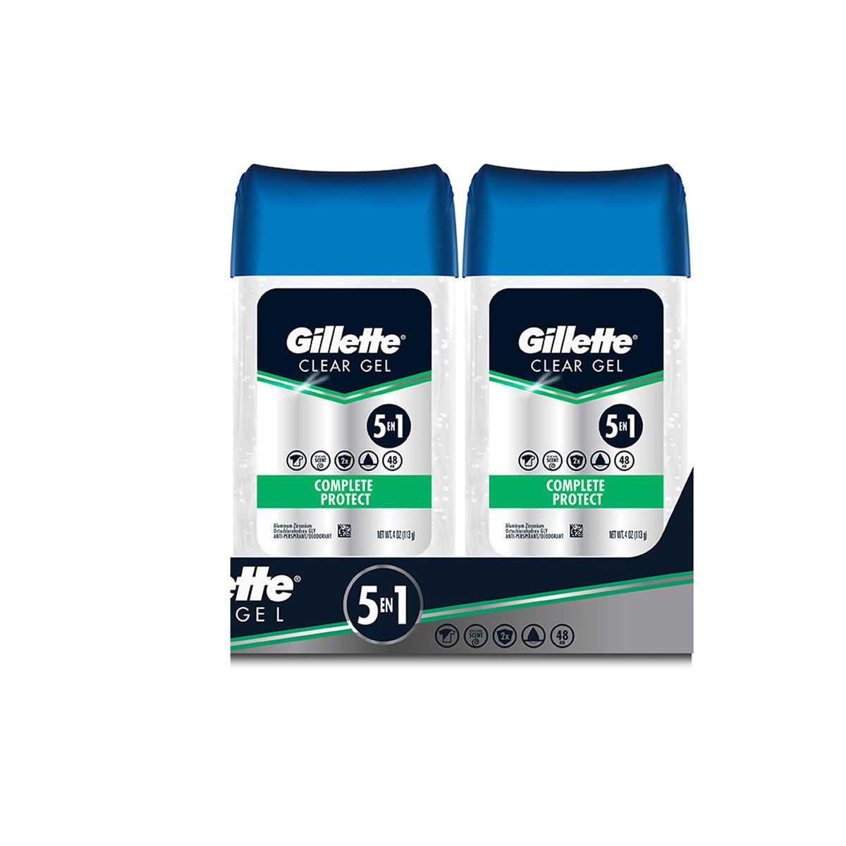 Antitranspirantes 4 Pz de 113g Gillette Complete Protect CST