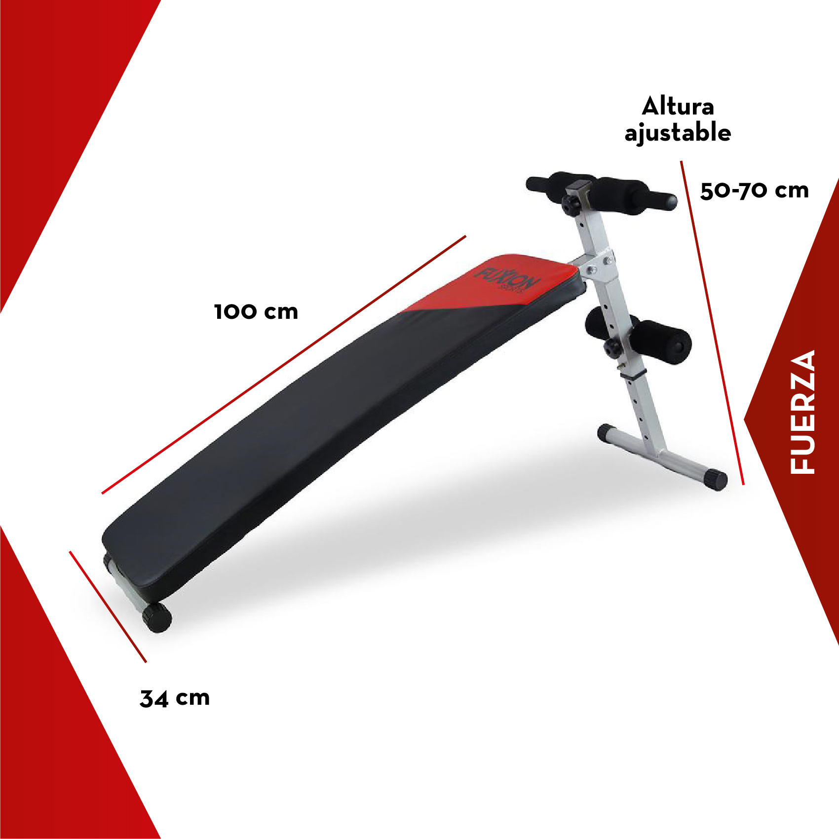 Banca Para Abdominales Fuxion Sports(CL) 