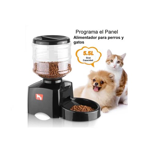 Dispensador de alimento para perros gatos automático programable