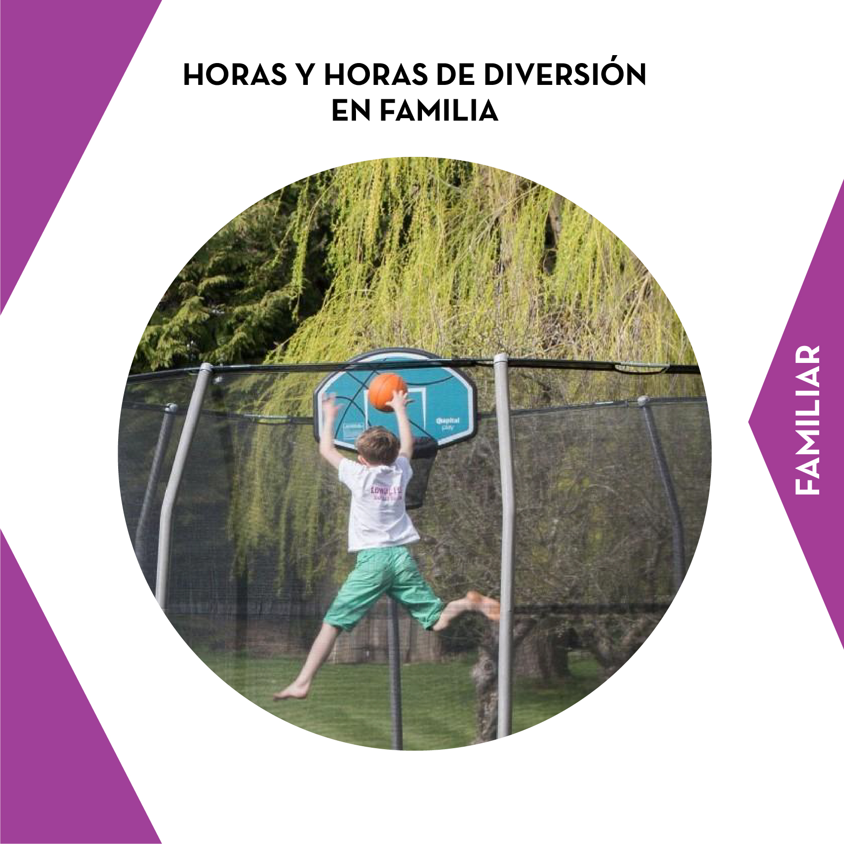 Trampolín Brincolín 15 Pies Con Red De Basquet(CL)