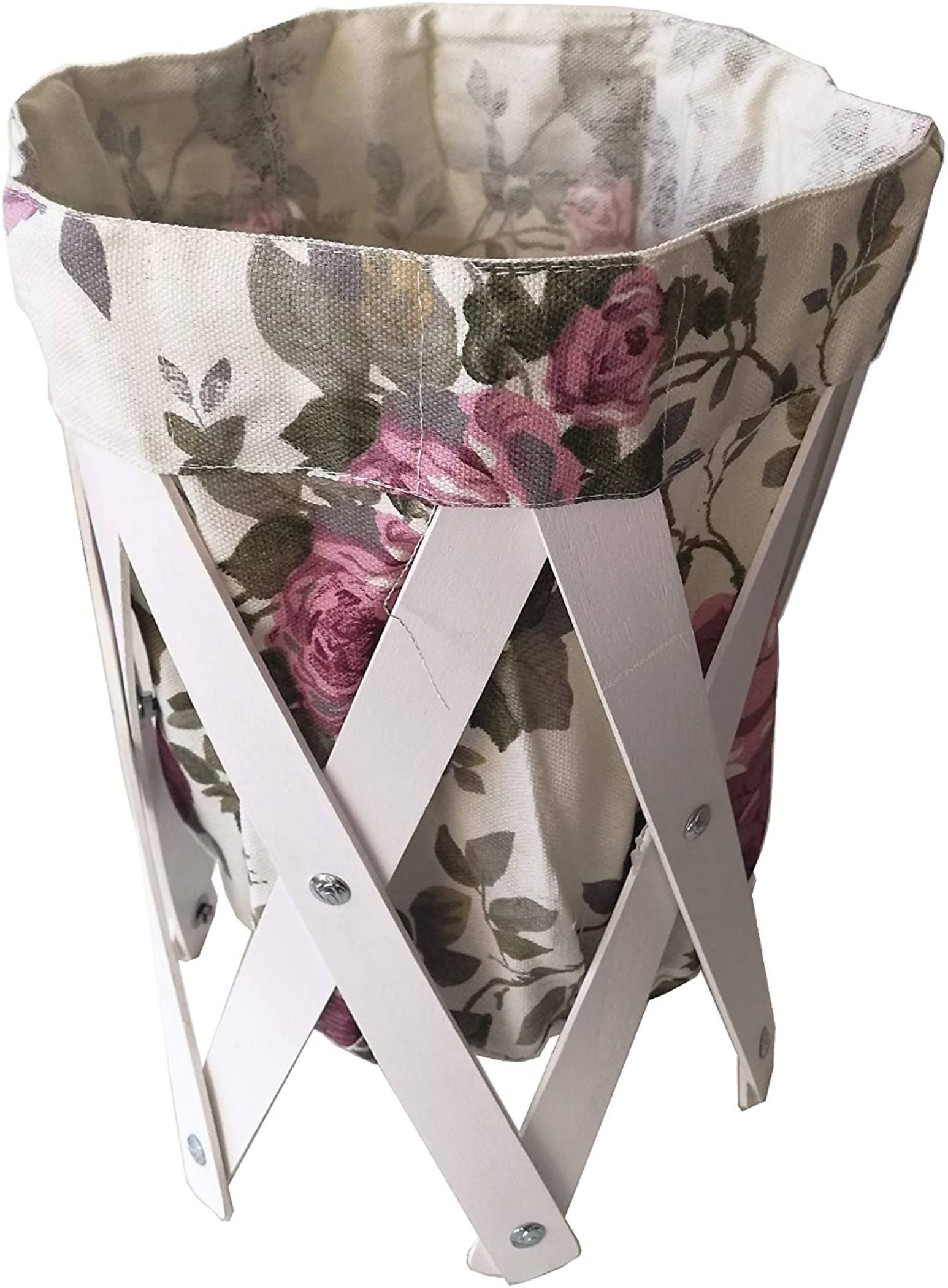 CHIC FANTASY Cesto canasta para ropa multiusos pequeño de lona lavable de 39 x 245 cm varios estampados 