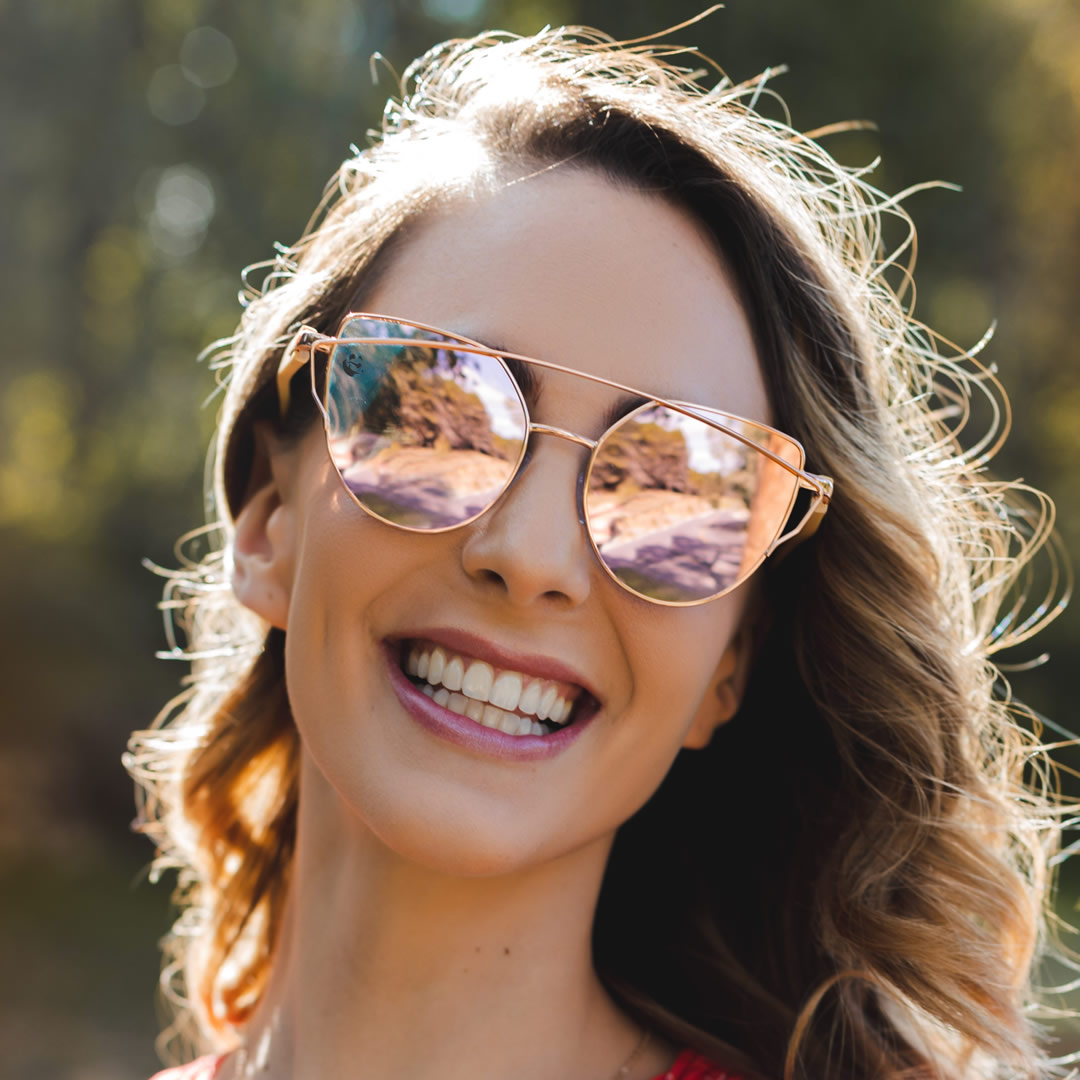 Lentes Gafas de Sol PANDAS para Mujer Dama de Madera de Bambú Ojo de Gato Espejados UV400 Pardela Oro Rosas