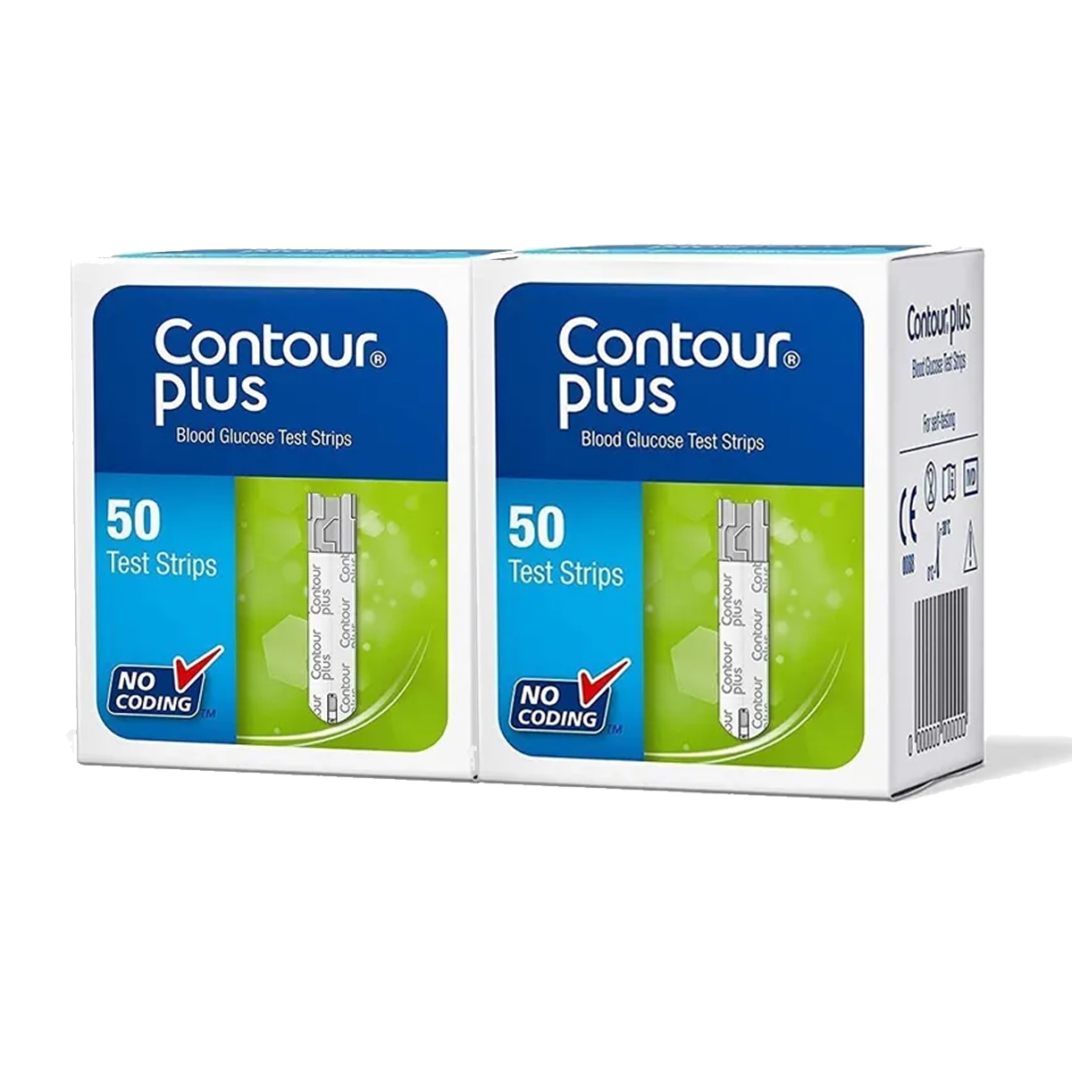 Contour Plus Paquete Con 100 Tiras Reactivas Para Glucómetro