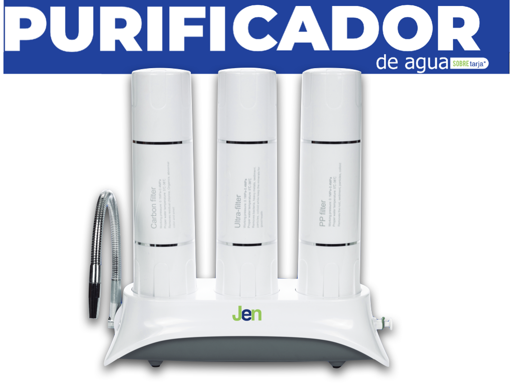 Filtro Purificador de Agua Ultrafiltracion Sobre tarja