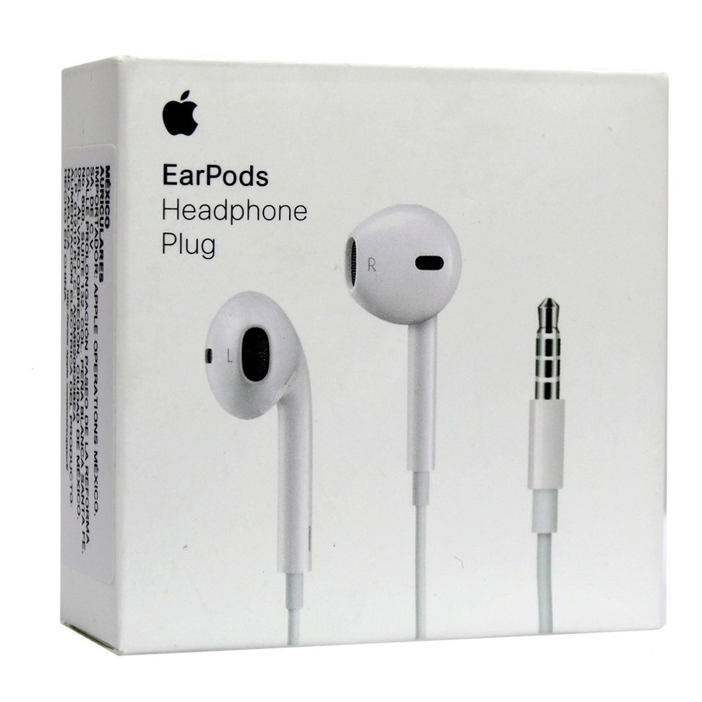 Audífonos Apple Earpods Con Conector De 3,5MM + Adaptador Apple Lightning Jack 3.5mm