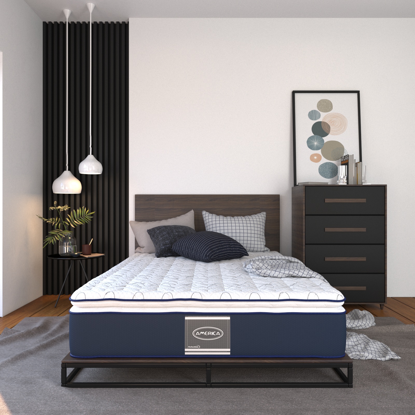 Colchón Matrimonial América Air Morph Ortopédico Performance Ortopédico