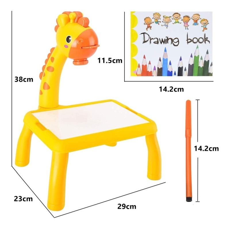 Mesa Infantil con Proyector de Dibujo