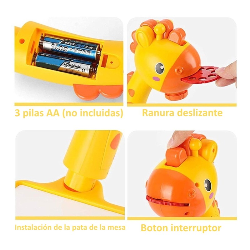 Mesa Infantil con Proyector de Dibujo