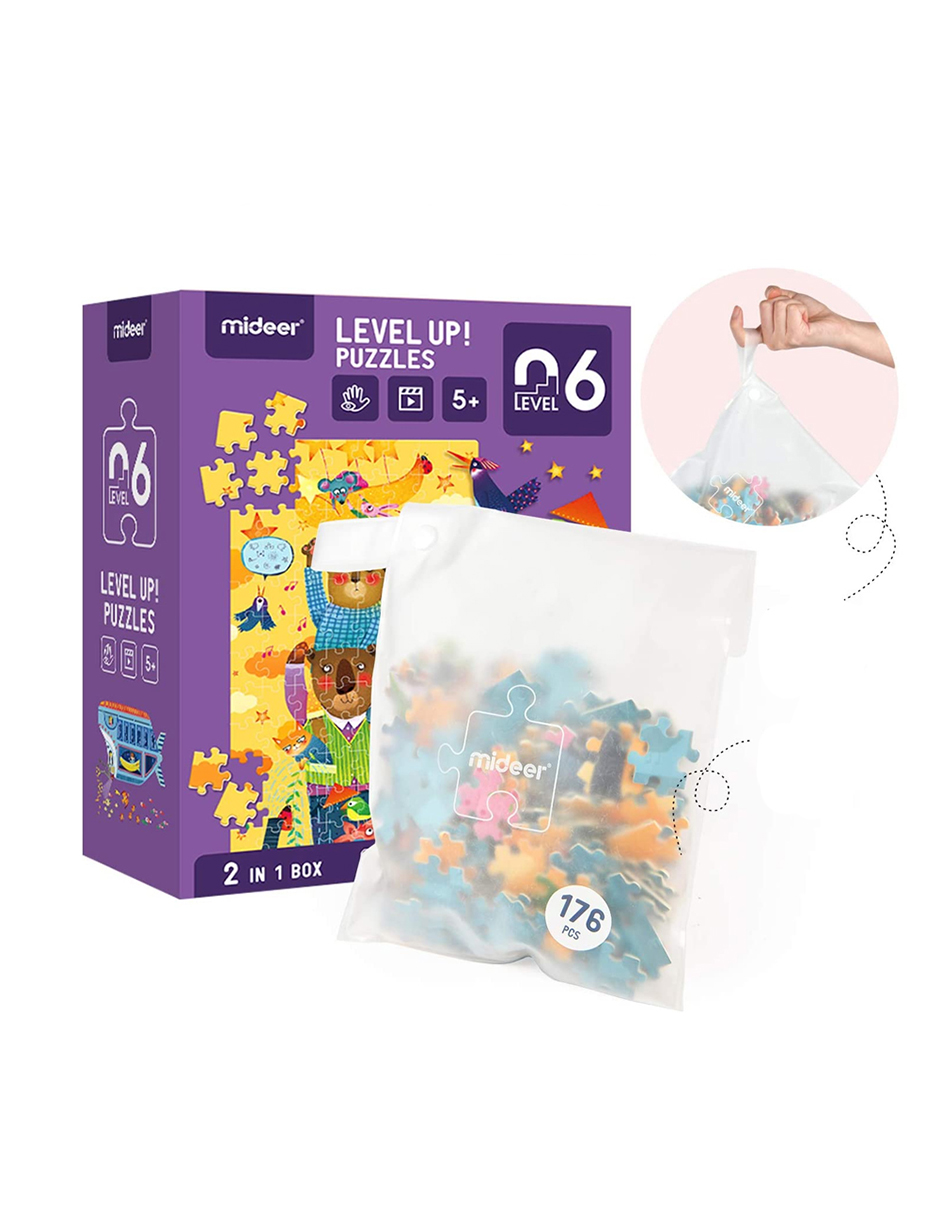 Rompecabezas Nivel 6 Multicolor Mideer Juguete Educativo 