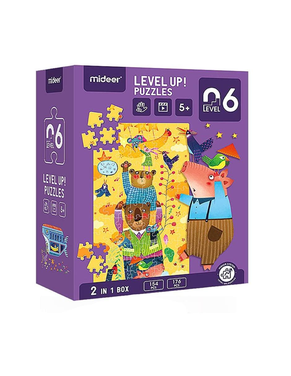 Rompecabezas Nivel 6 Multicolor Mideer Juguete Educativo 