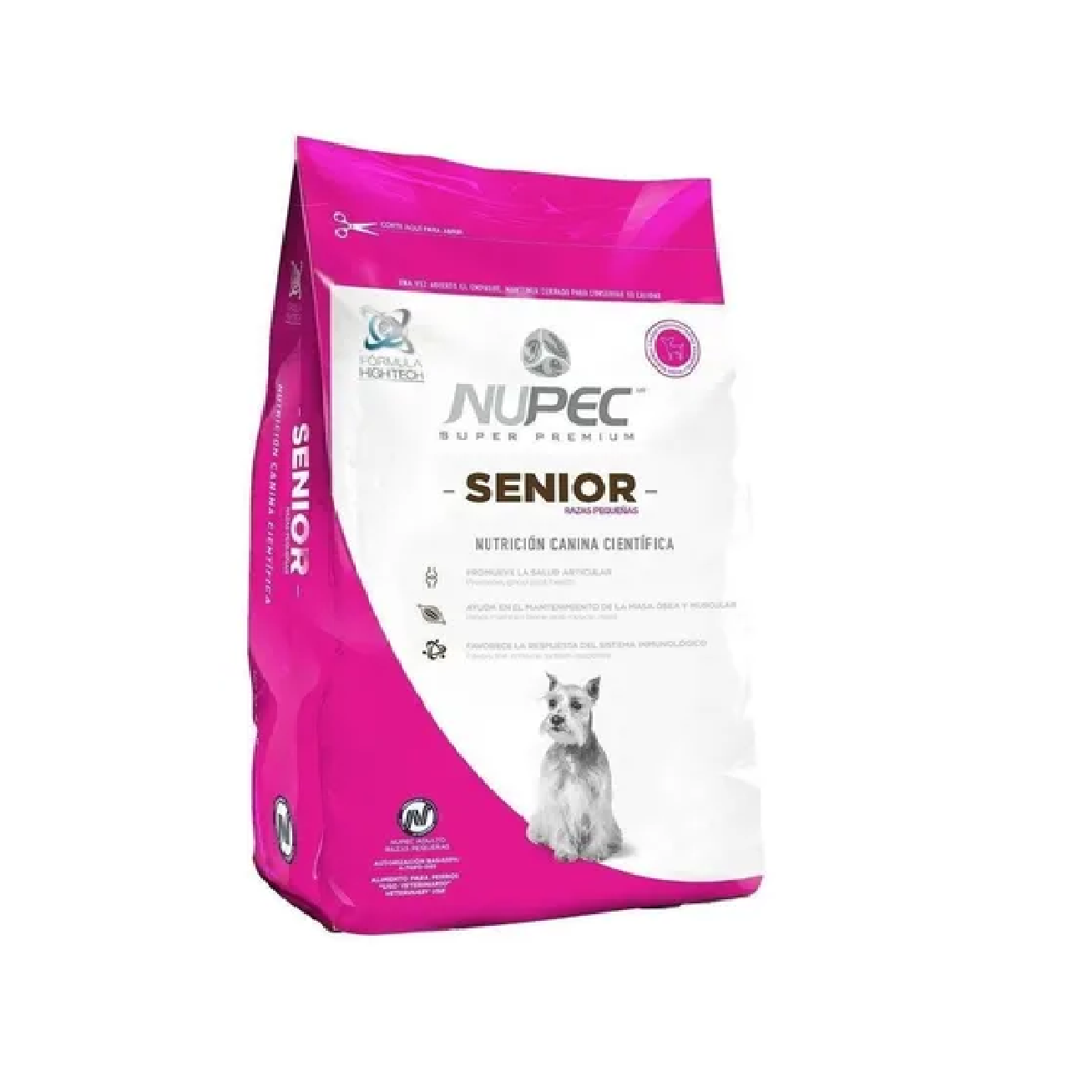 Alimento Croquetas Nupec Senior Razas Pequeñas 2kg