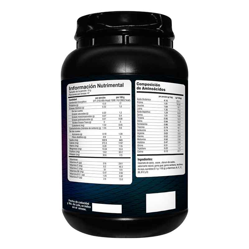 Evolution Pro-Night proteína de caseinato de calcio sabor chocolate 850 g