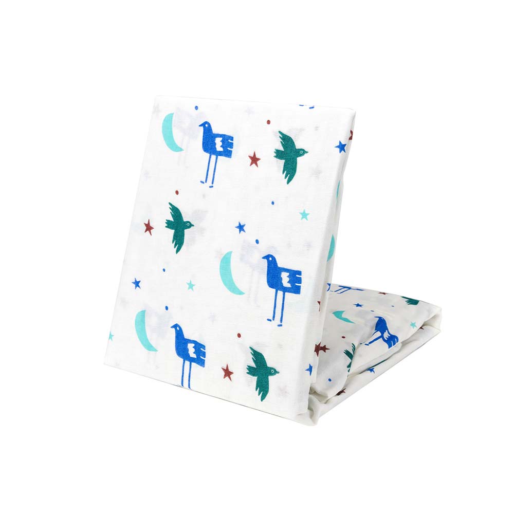 JUEGO DE SABANAS PARA CUNA ,100 % BAMBU AVES