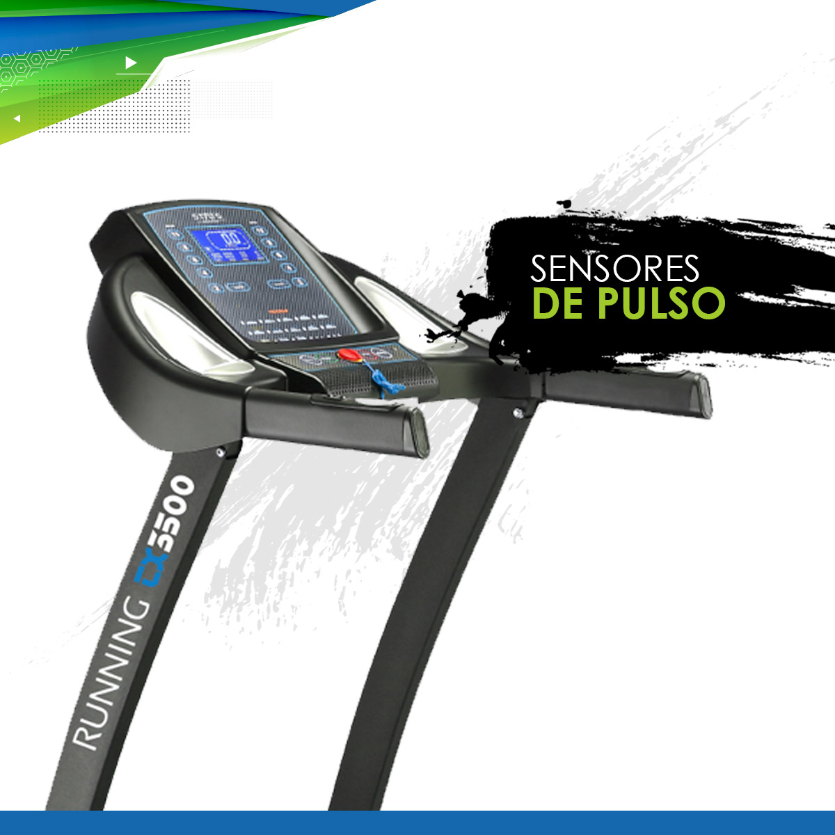 Caminadora Eléctrica Stats Sports 120v/banda De 125x45cm