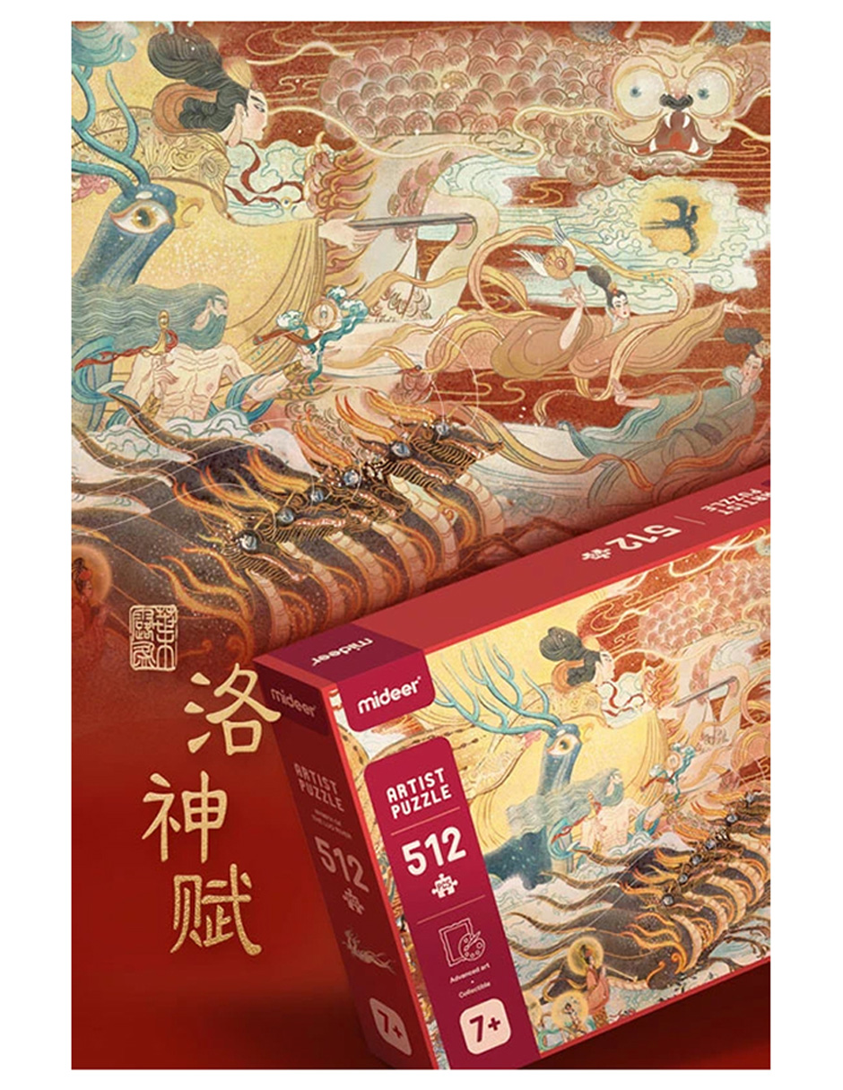 Rompecabezas Arte Ninfa Río Luo Multicolor Mideer 