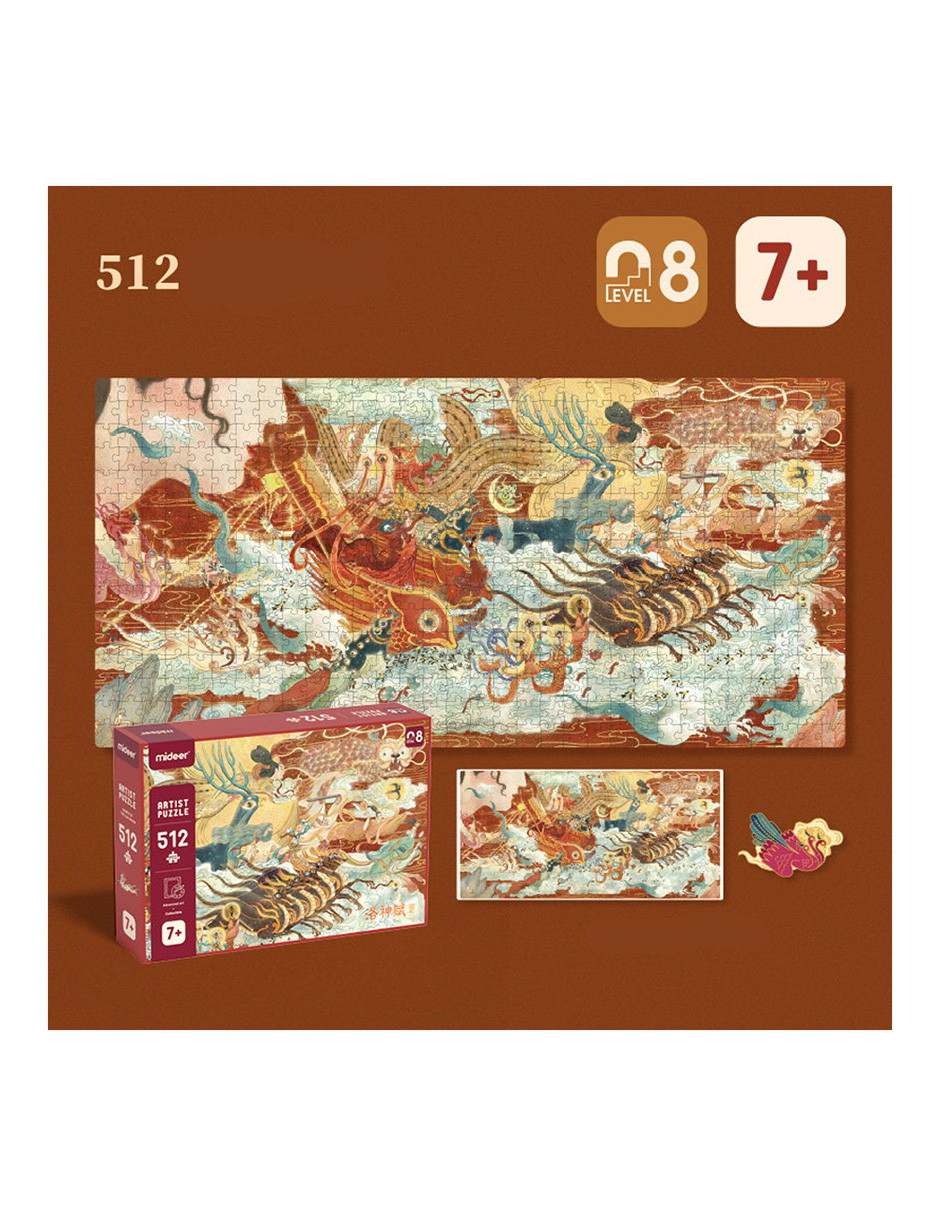 Rompecabezas Arte Ninfa Río Luo Multicolor Mideer 