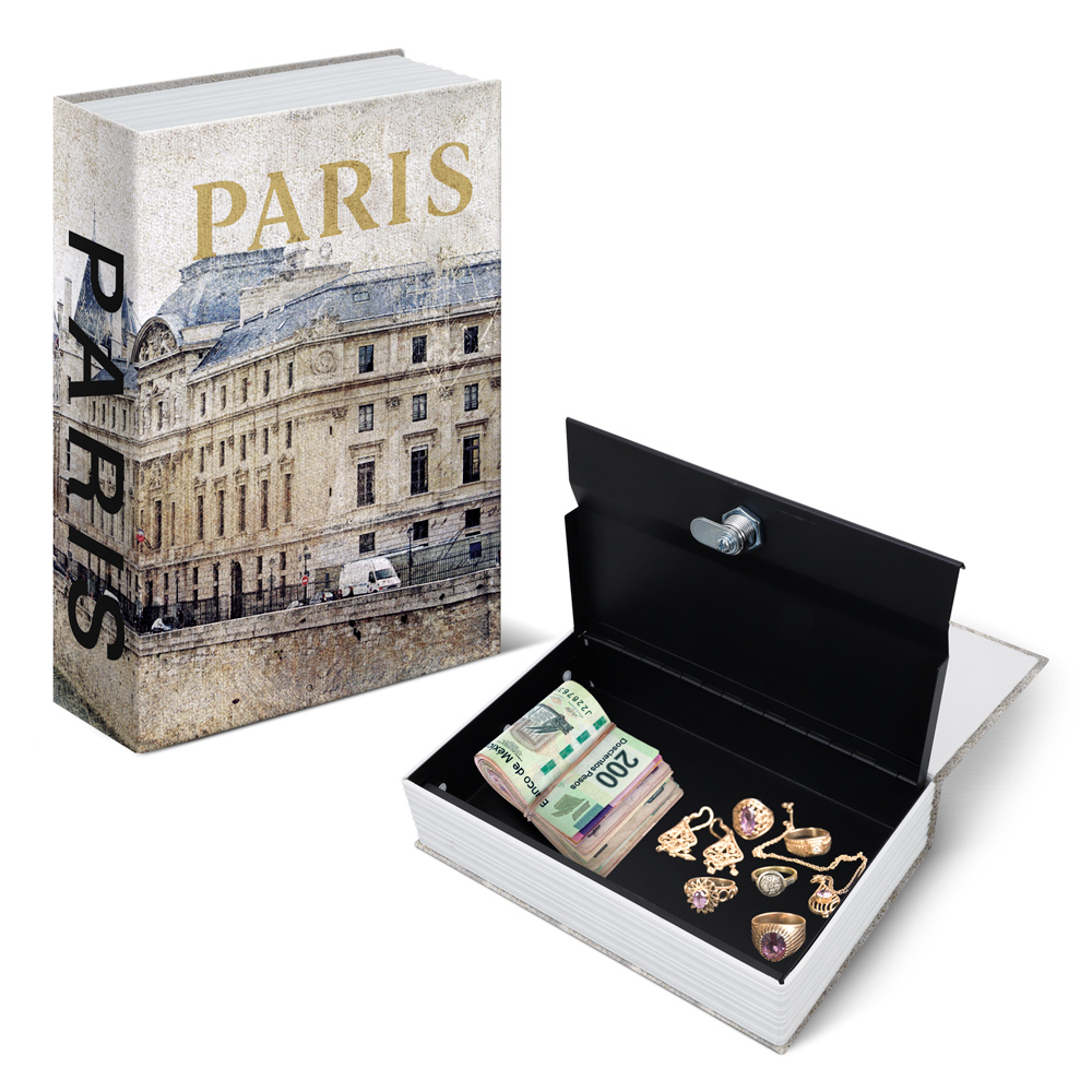 Caja Fuerte en Forma de Libro Falso para Dinero y Joyas Redlemon