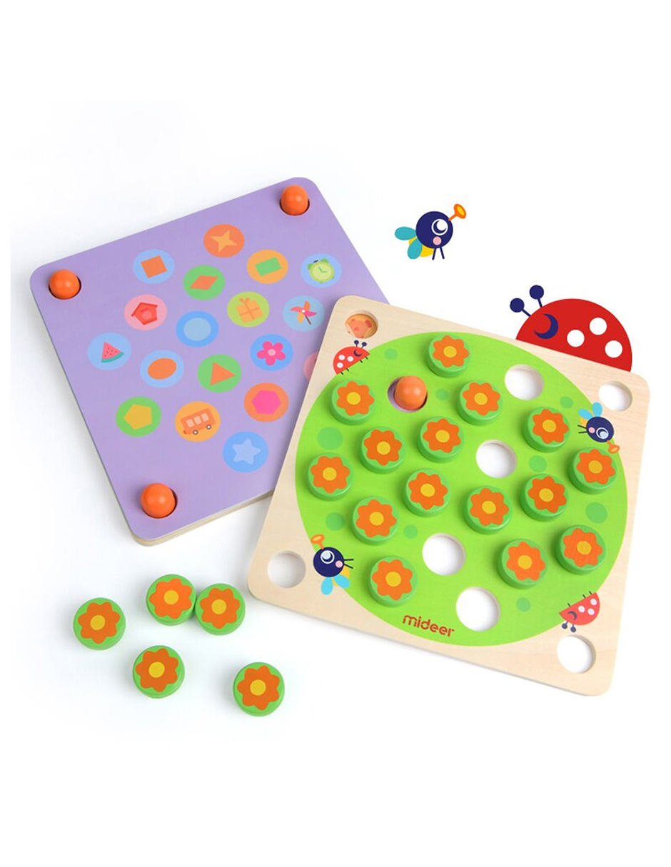 Juego Memórama Jardín Secreto Multicolor Mideer
