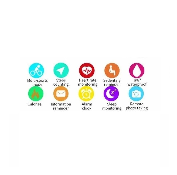 RELOJ INTELIGENTE SMARTWATCH SMARTBAND IP67 CONTRA AGUA