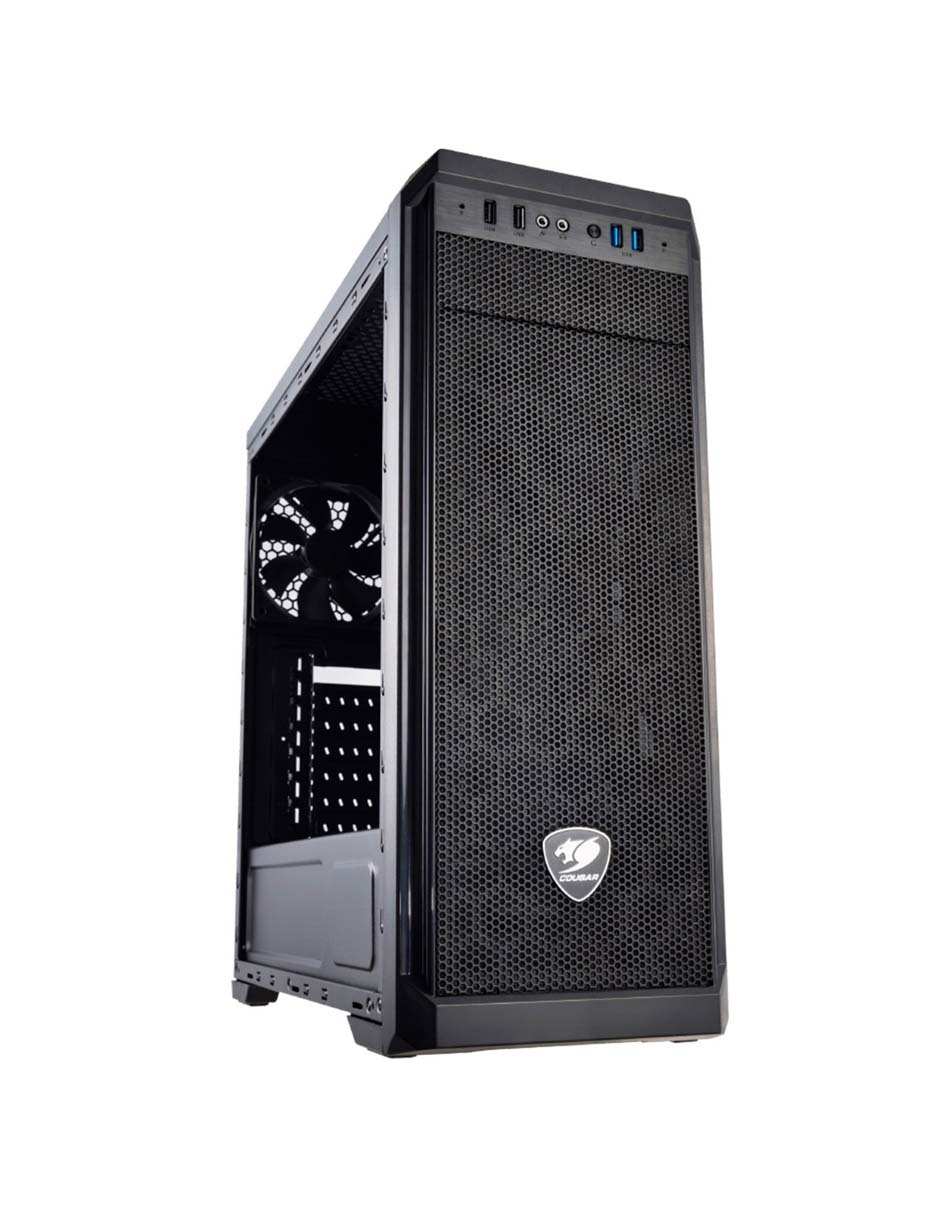 GABINETE COUGAR MX330-G CRIS TEMP NEGRO ATX (385NC10.0006)