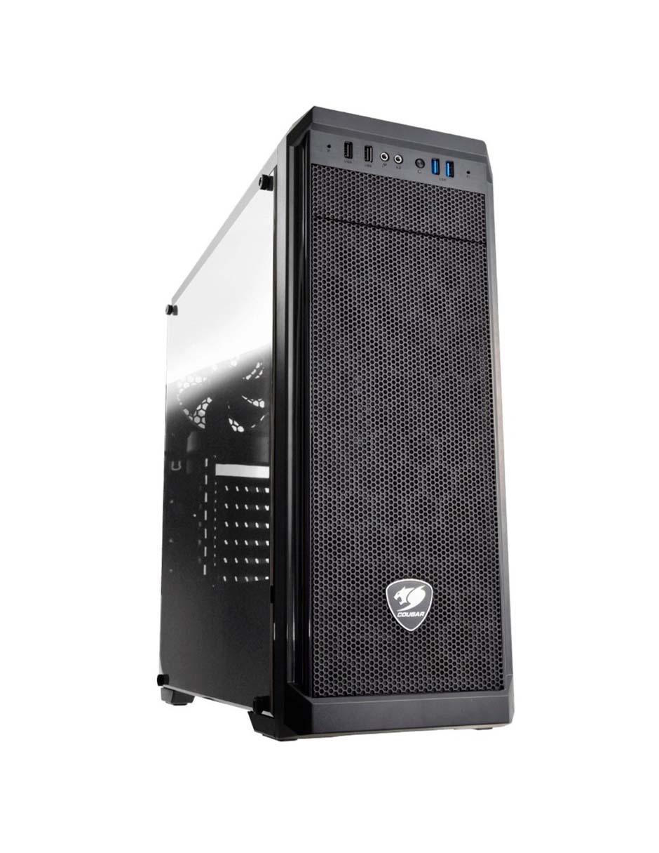 GABINETE COUGAR MX330-G CRIS TEMP NEGRO ATX (385NC10.0006)