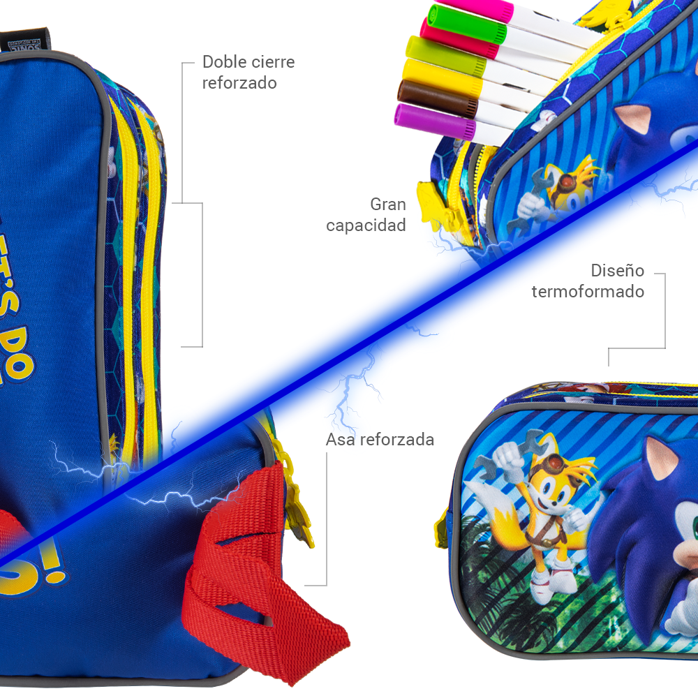 Lapicera Escolar Sonic By Ginga, Edición Let´s Do This