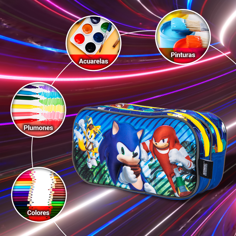 Lapicera Escolar Sonic By Ginga, Edición Let´s Do This