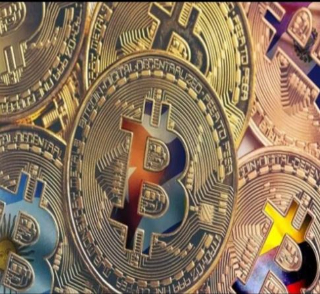 Bitcoin Moneda Física Metal Oro Premium Regalo Conmemorativa