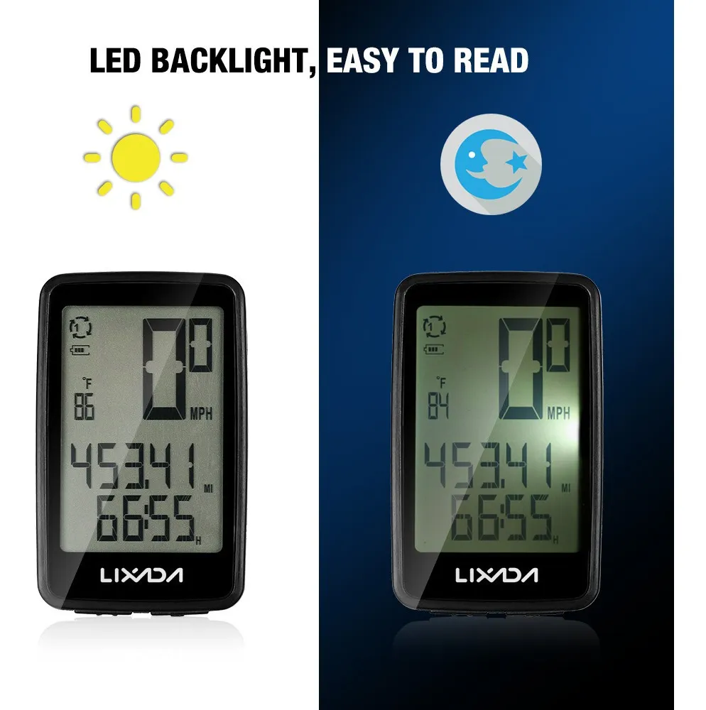 Computadora De Ciclismo Velocímetro Lixada Usb Recargable