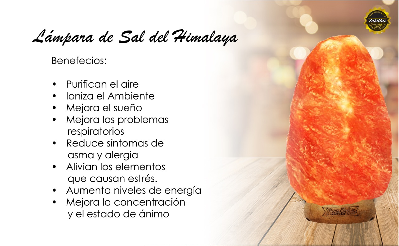 LAMPARA DE SAL NATURAL 4-5 KILOS CON CABLE