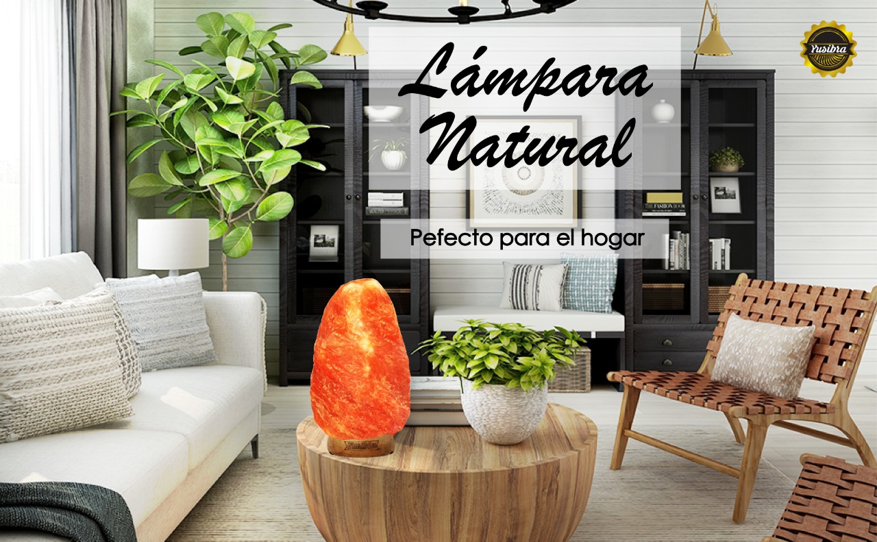 LAMPARA DE SAL NATURAL 4-5 KILOS CON CABLE