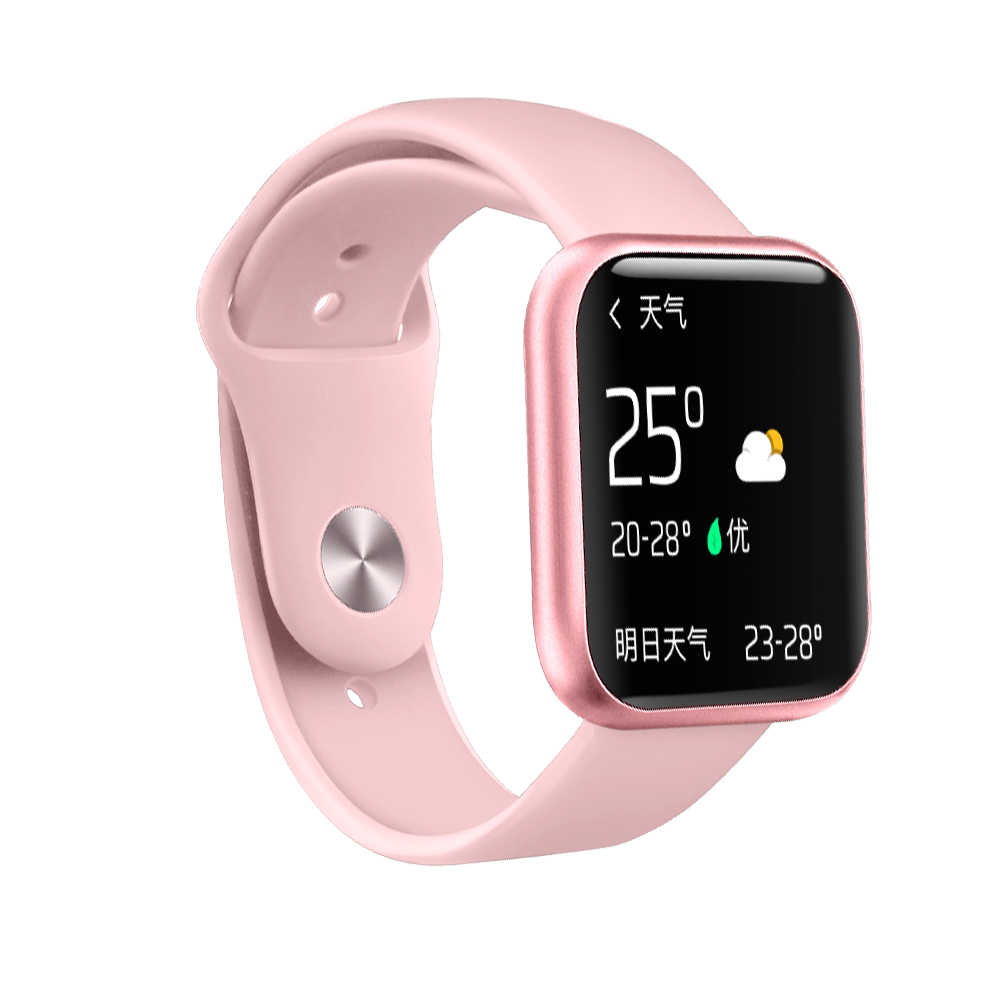 Reloj Smart Watch Bluetooth Deportivo Sumergible Rosa P80