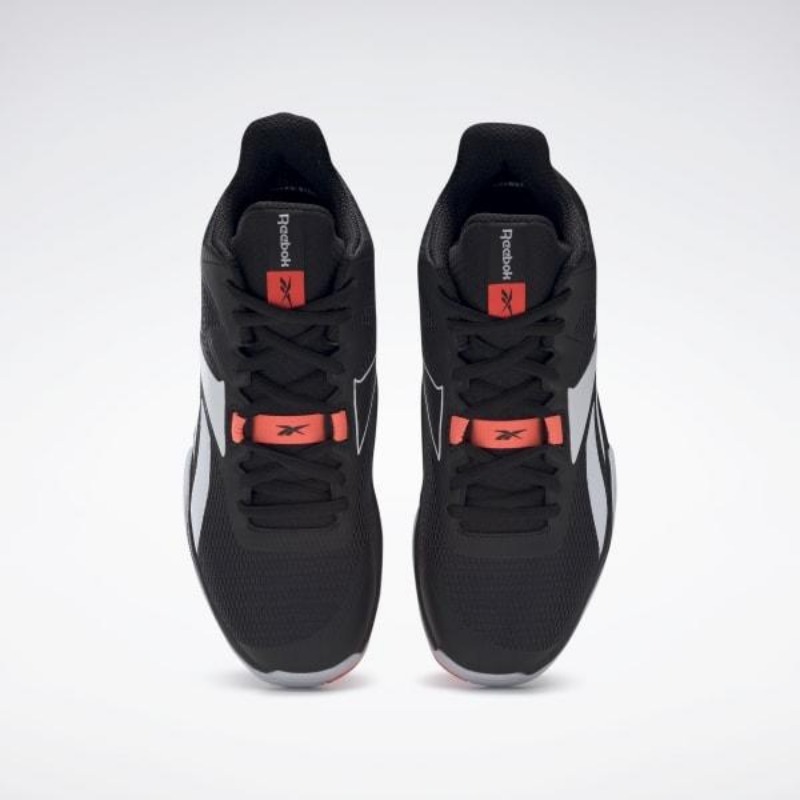 Tenis Reebok More Buckets Para Caballero Negro/Naranja