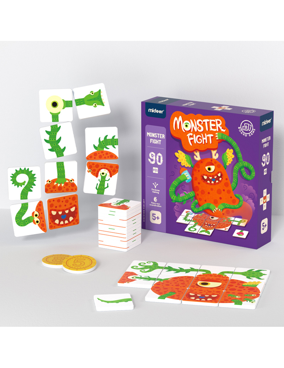 Juego Lucha Monstruos Multicolor MIDEER