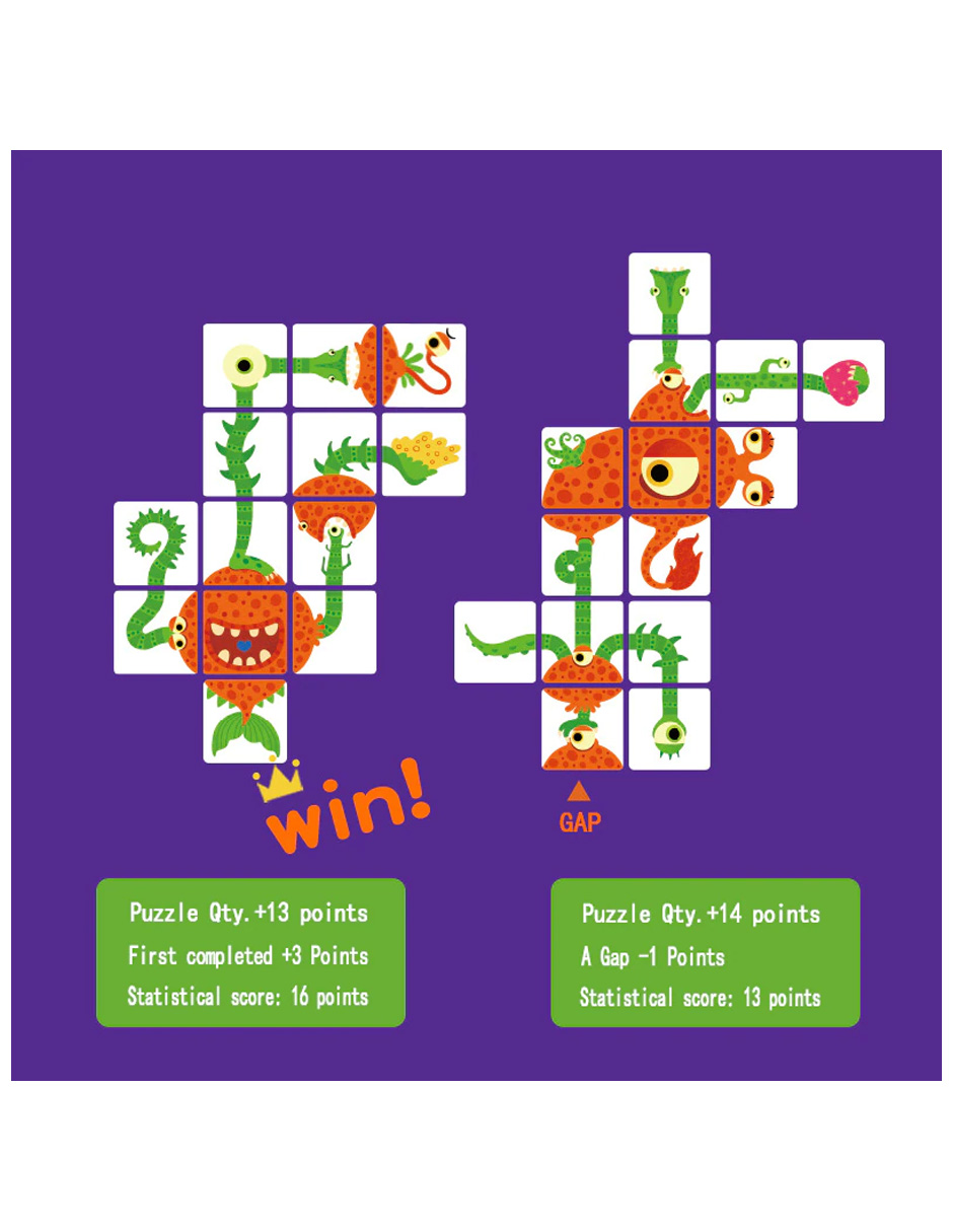 Juego Lucha Monstruos Multicolor MIDEER