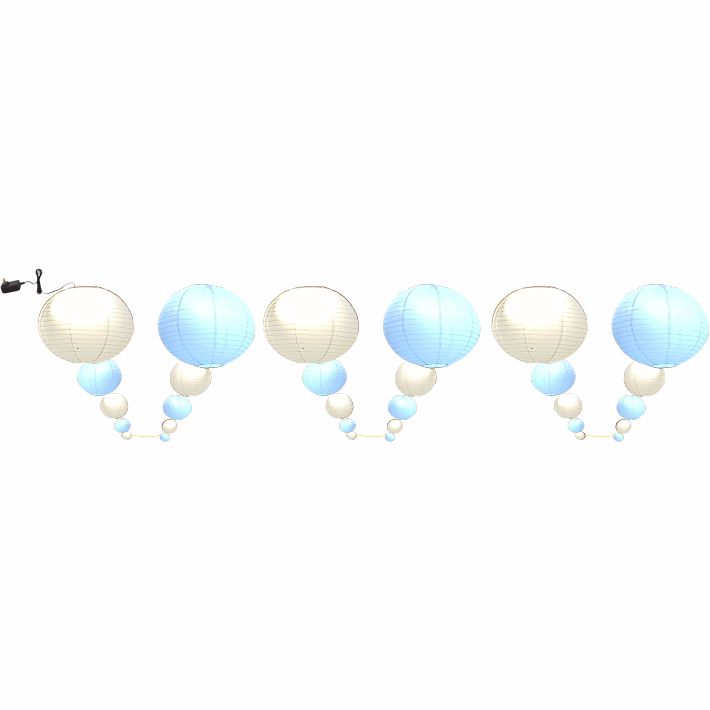 Series de luz Led Decorativas Bodas Xv Años Eventos Fiestas 32.8 Metros luces mezcladas una es cálida y la otra es fría incluye 30 esferas chinas