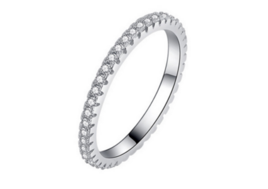 Trío De Churumbelas De Zirconía Cúbica Negro Plata 925 -Amour.