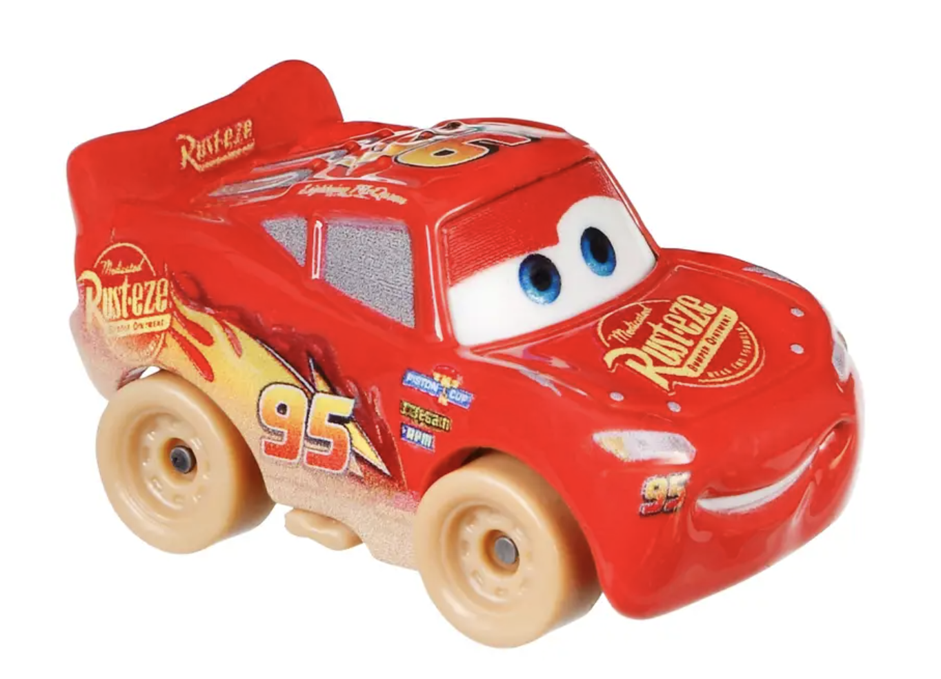 Cars Mini Racers Rayo Mc Queen Enlodado Disney Pixar