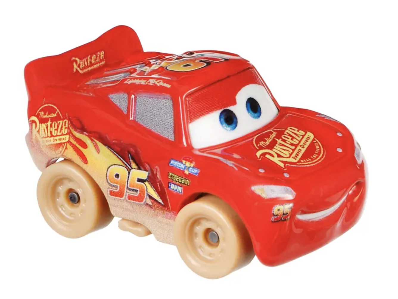 Cars Mini Racers Rayo Mc Queen Enlodado Disney Pixar