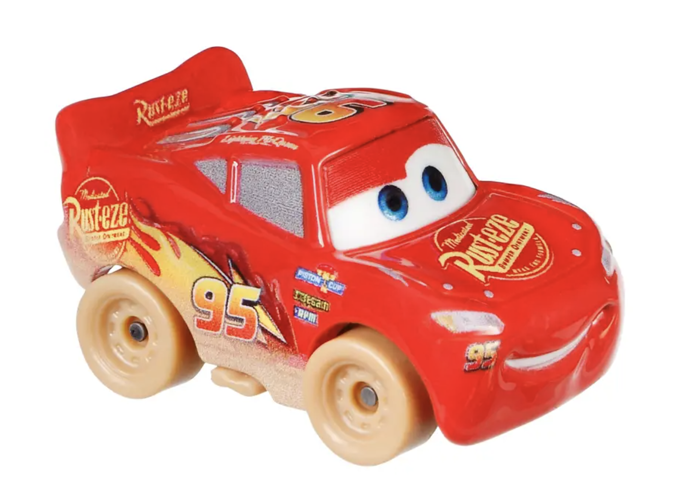 Cars Mini Racers Rayo Mc Queen Enlodado Disney Pixar