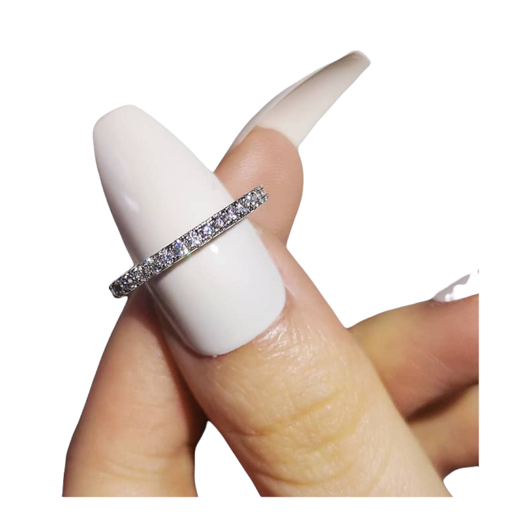 Trío De Churumbelas De Zirconía Cúbica Negro Plata 925 -Amour.