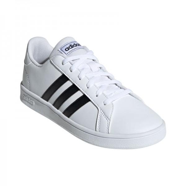 Tenis Adidas Grand Court color blanco unisex EF0103