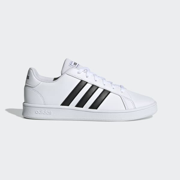Tenis Adidas Grand Court color blanco unisex EF0103