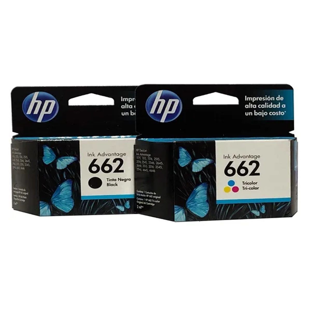 Combo 2 Cartucho Tinta Hp 662 1 Negro Cz103al 1color Cz104al