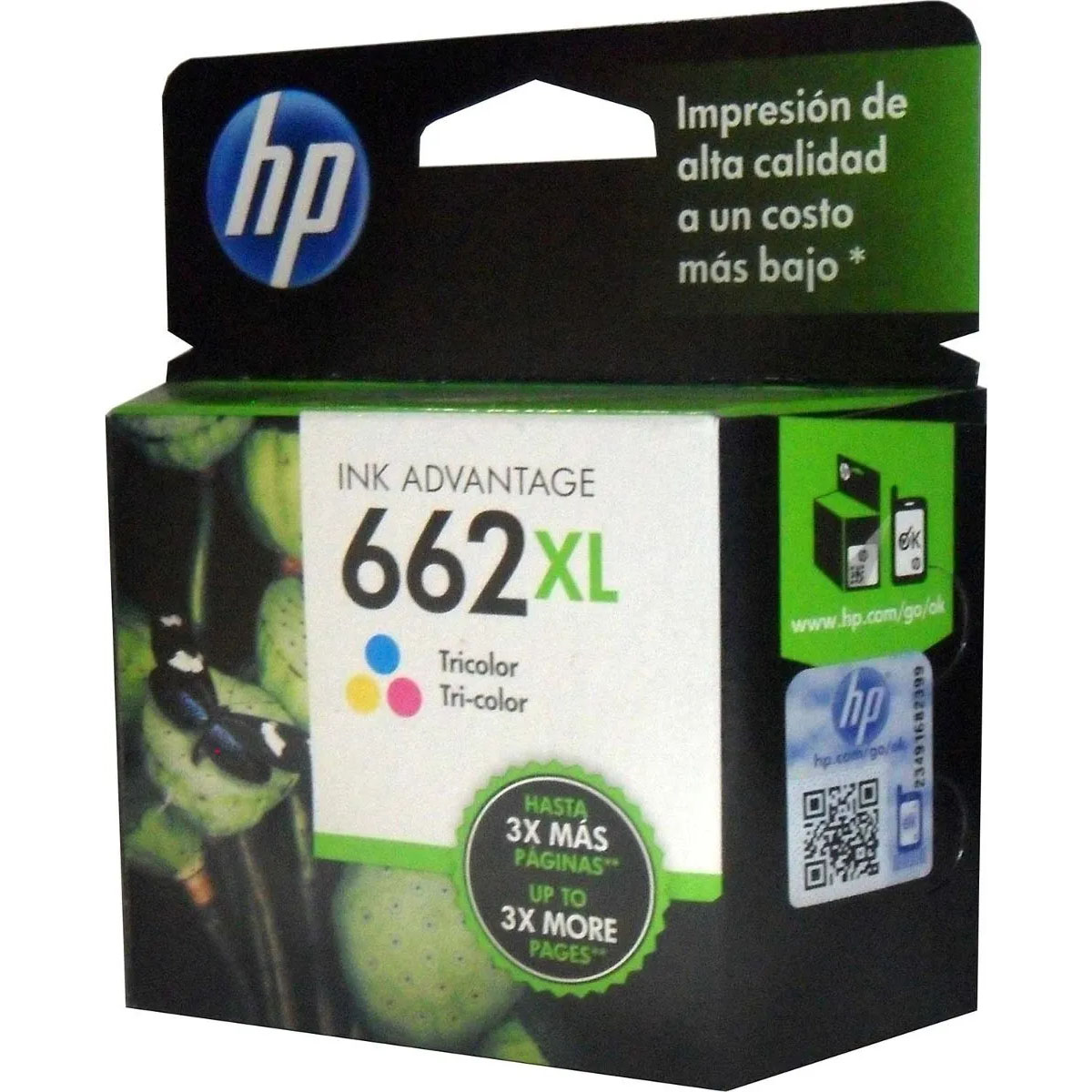 Cartucho Tinta Hp 662xl Color Original Cz106al Alto Rendimiento