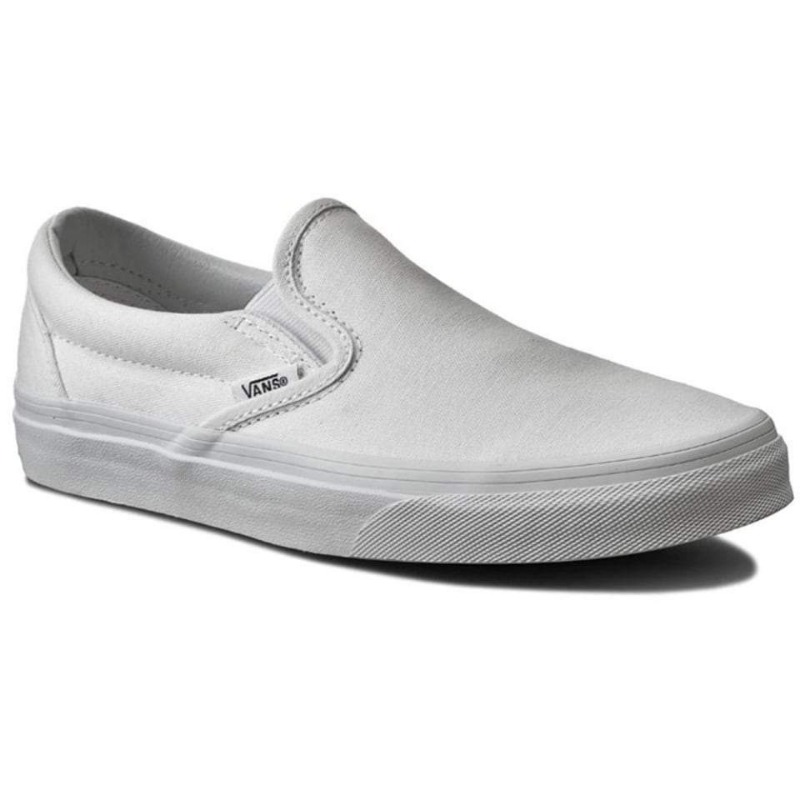 Tenis Vans Slip -On  Para Caballero Blanco