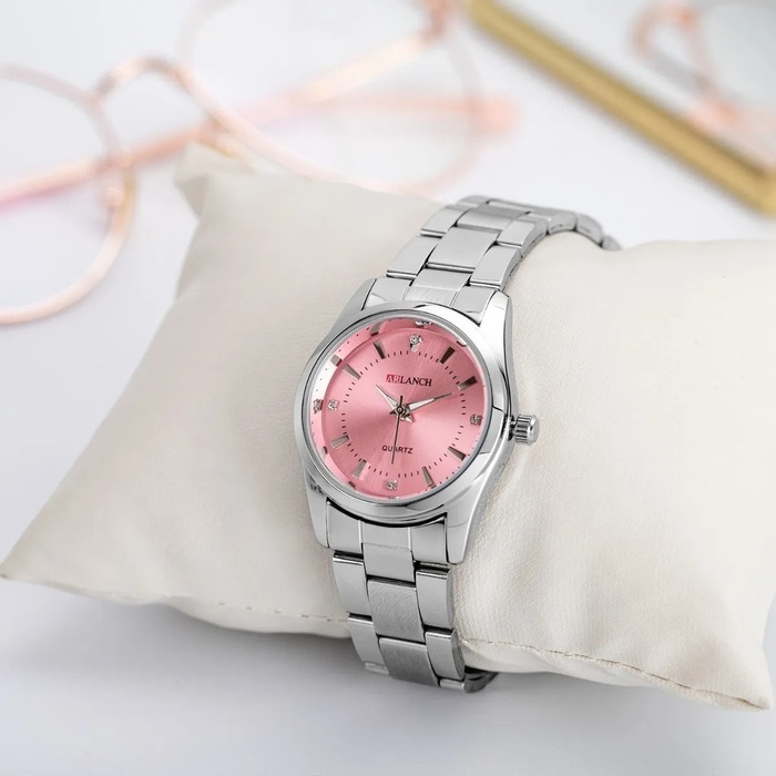 RELOJ COREANO IMPERMEABLE PARA MUJER ROSA