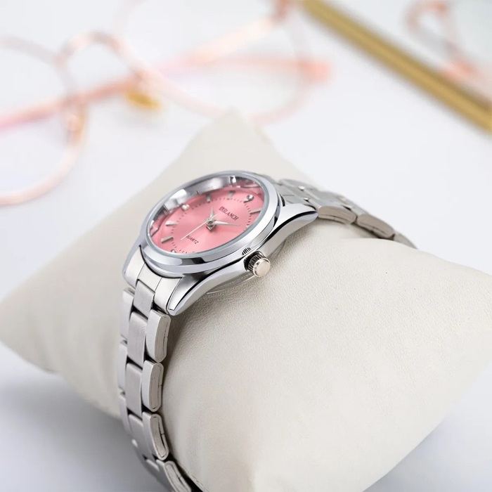 RELOJ COREANO IMPERMEABLE PARA MUJER ROSA