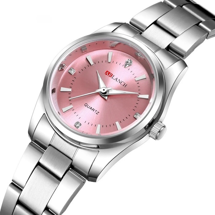 RELOJ COREANO IMPERMEABLE PARA MUJER ROSA