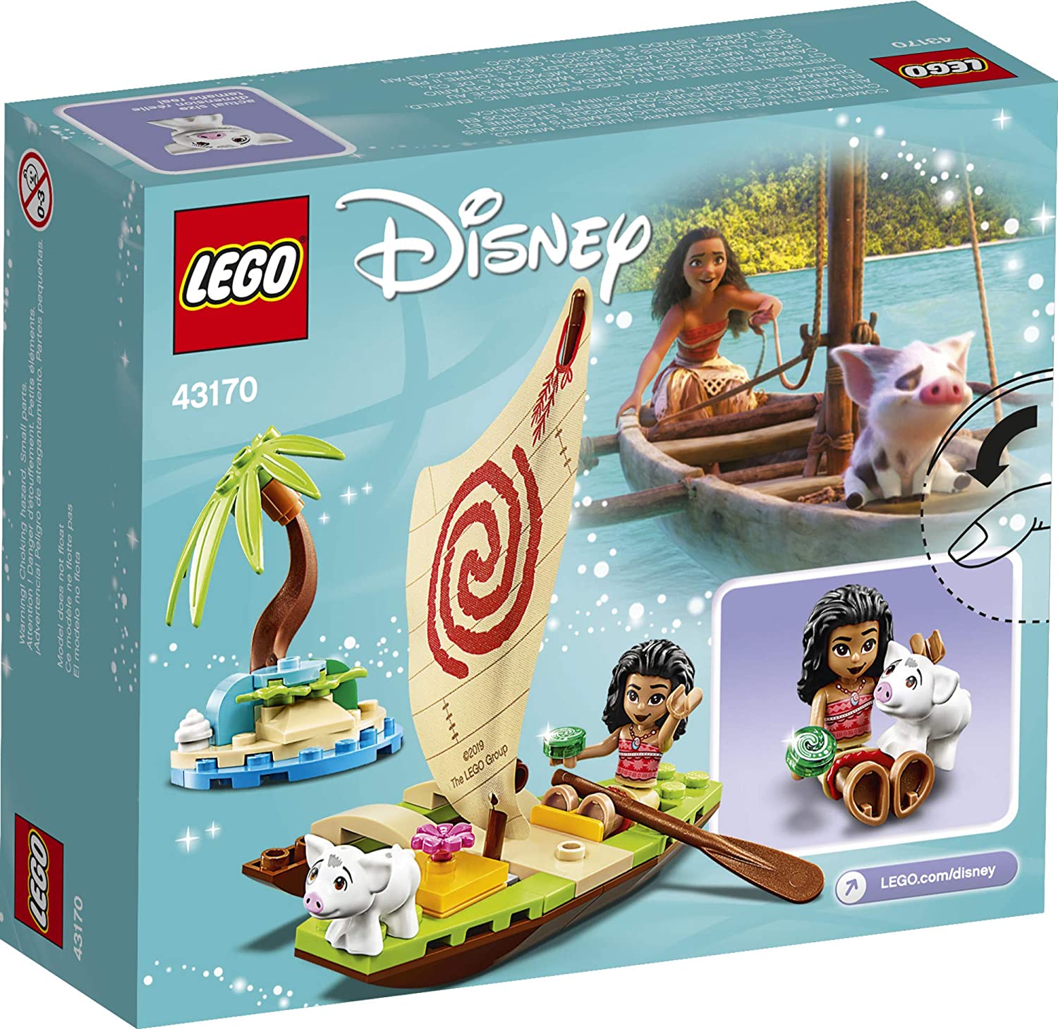 LEGO 43170 MOAHANA DISNEY